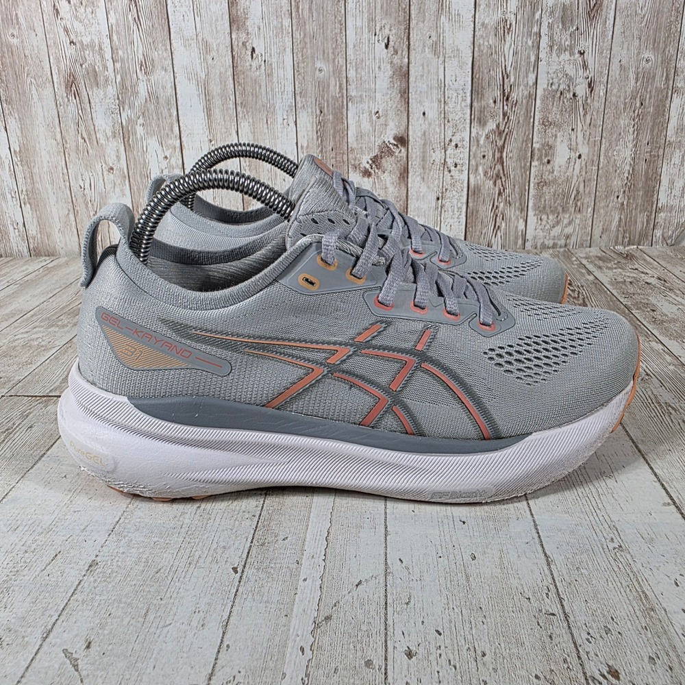 ASICS Gel-Kayano 30 Womens Running Shoes Grey Peach 1012B670 Size 8